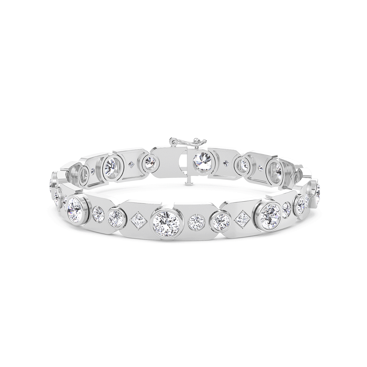 Golden Radiance Diamond Bracelet