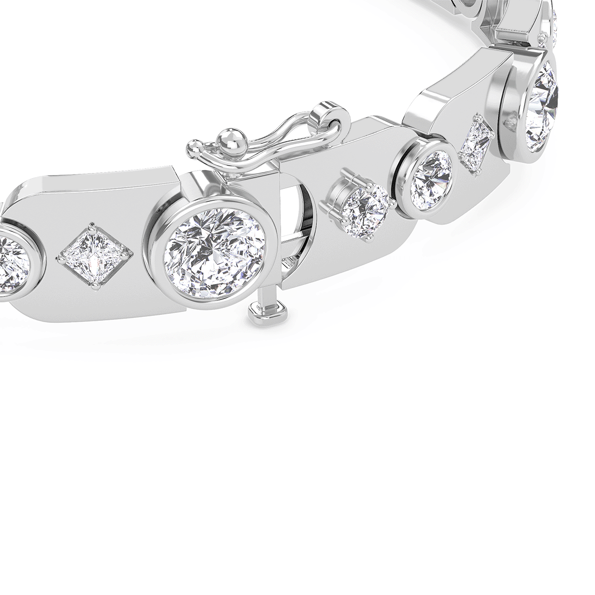 Golden Radiance Diamond Bracelet