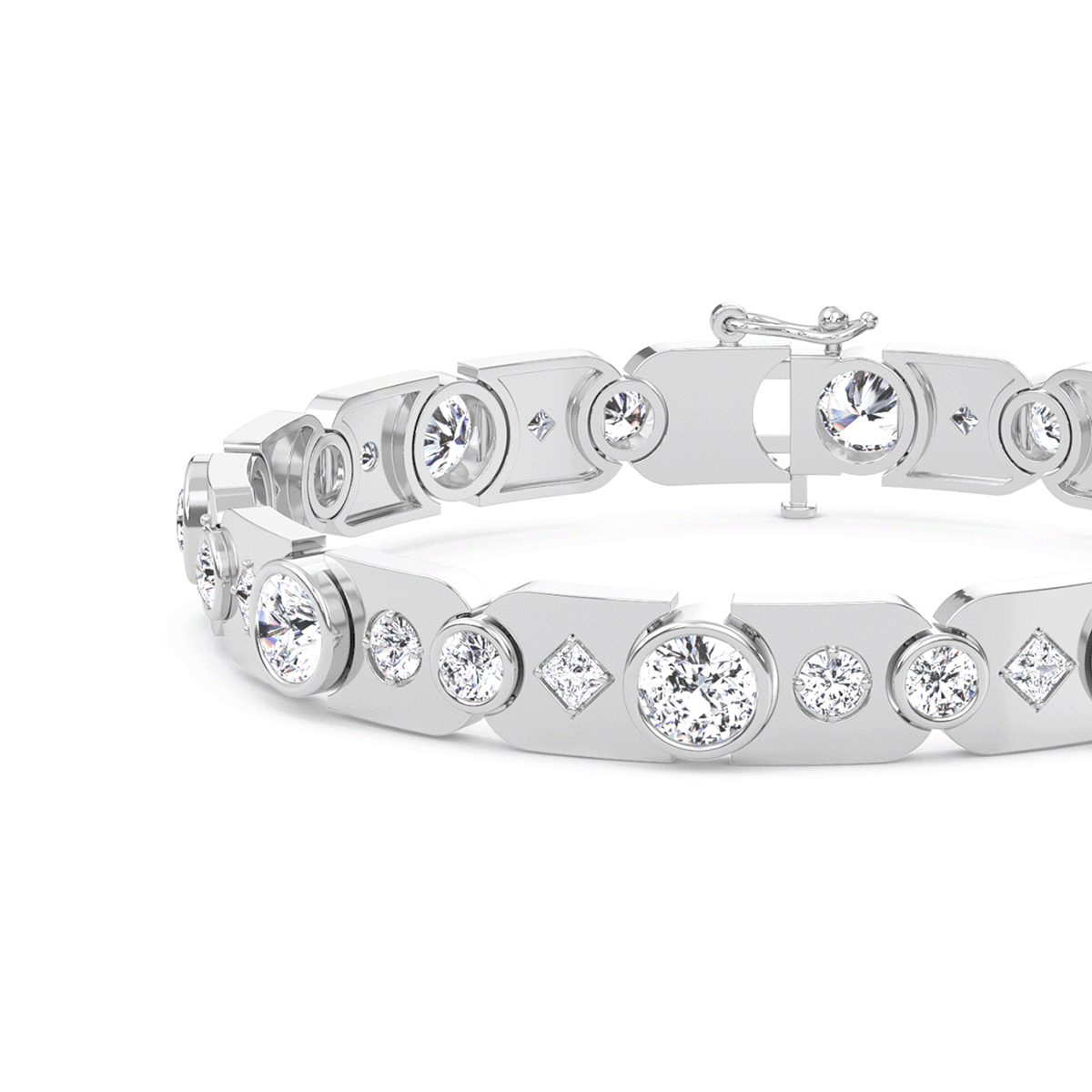 Golden Radiance Diamond Bracelet