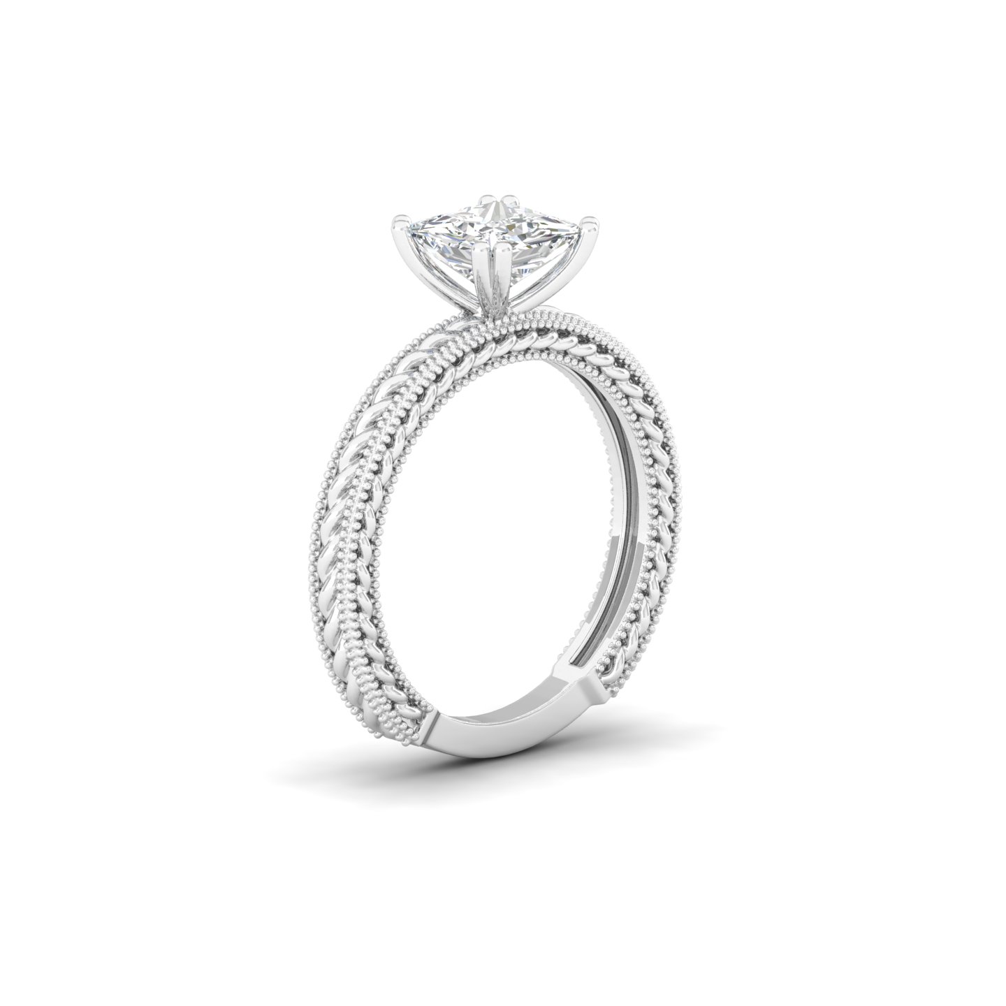 The "Etched Princess" Ring