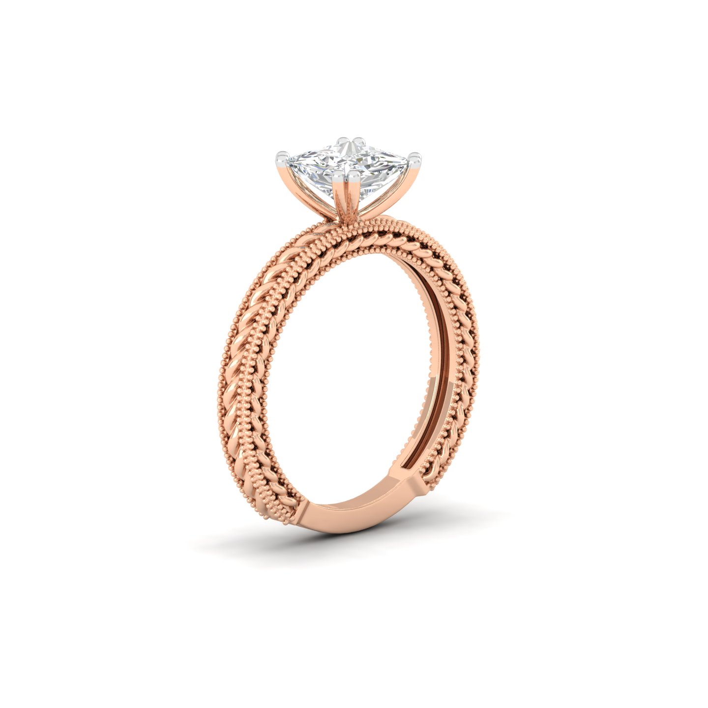 The "Etched Princess" Ring