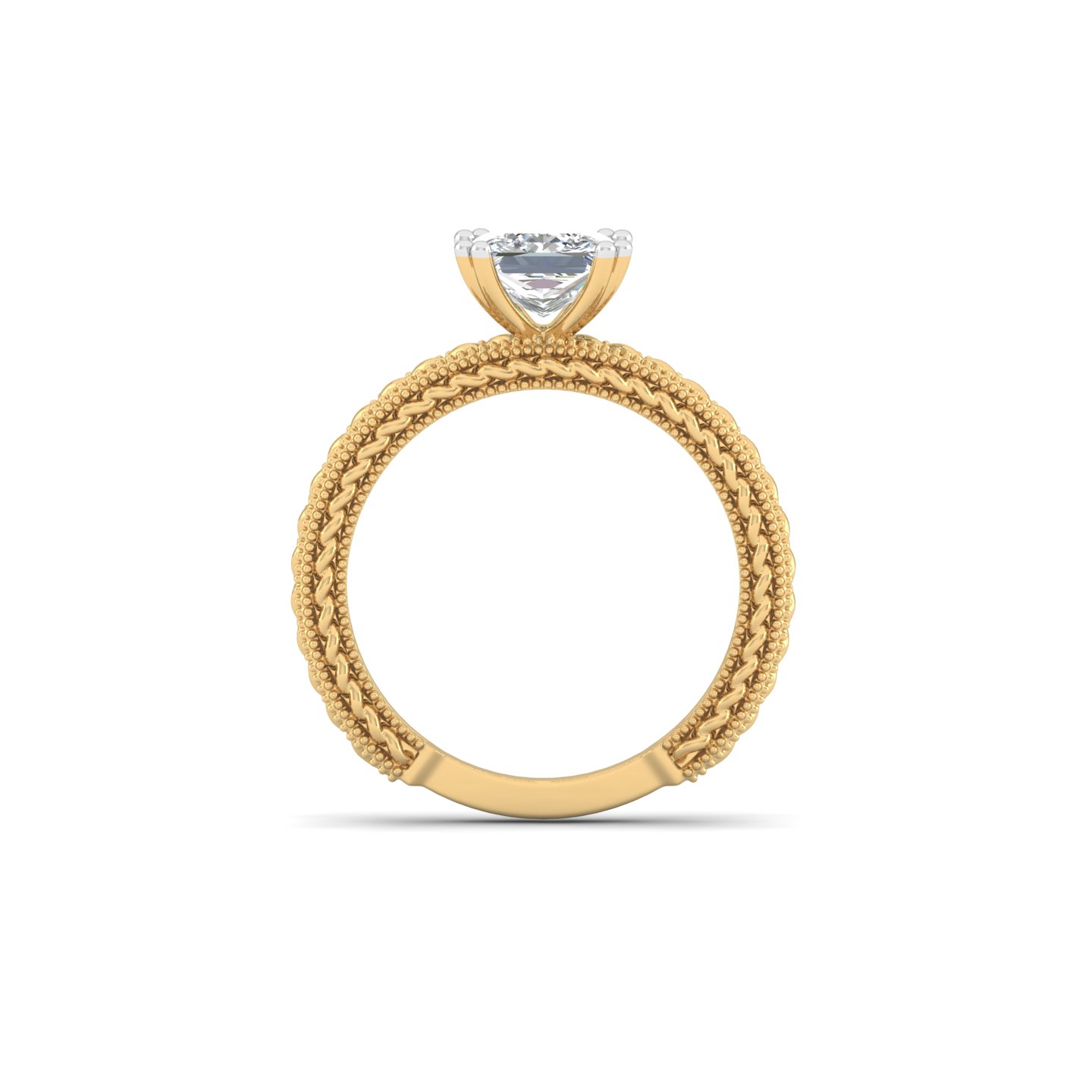 The "Etched Princess" Ring