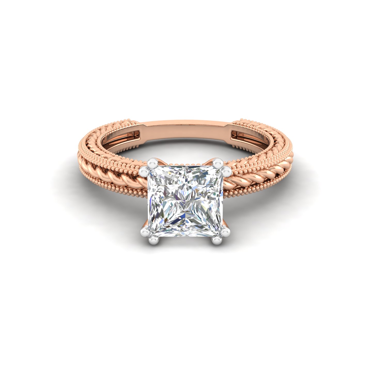 The "Etched Princess" Ring