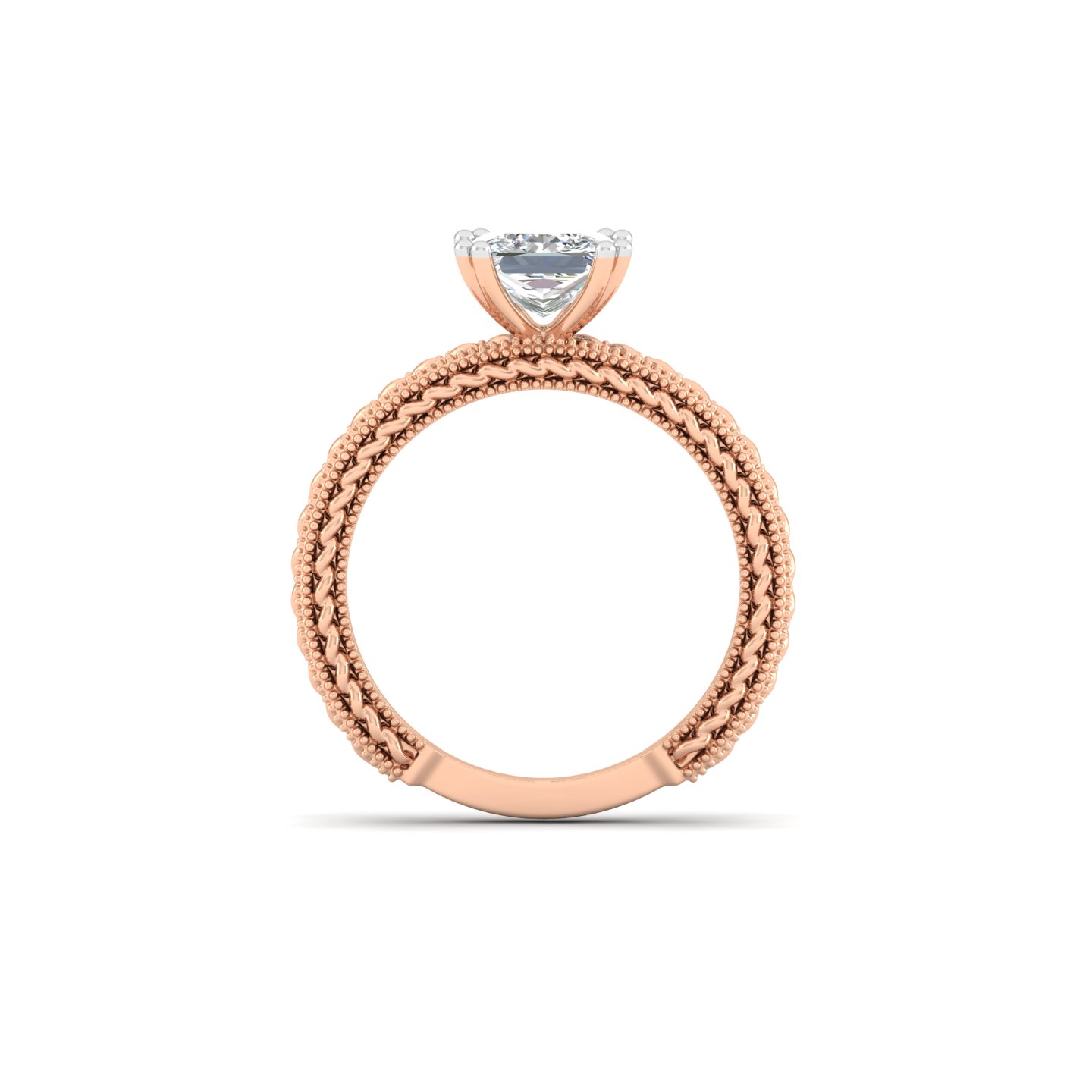 The "Etched Princess" Ring