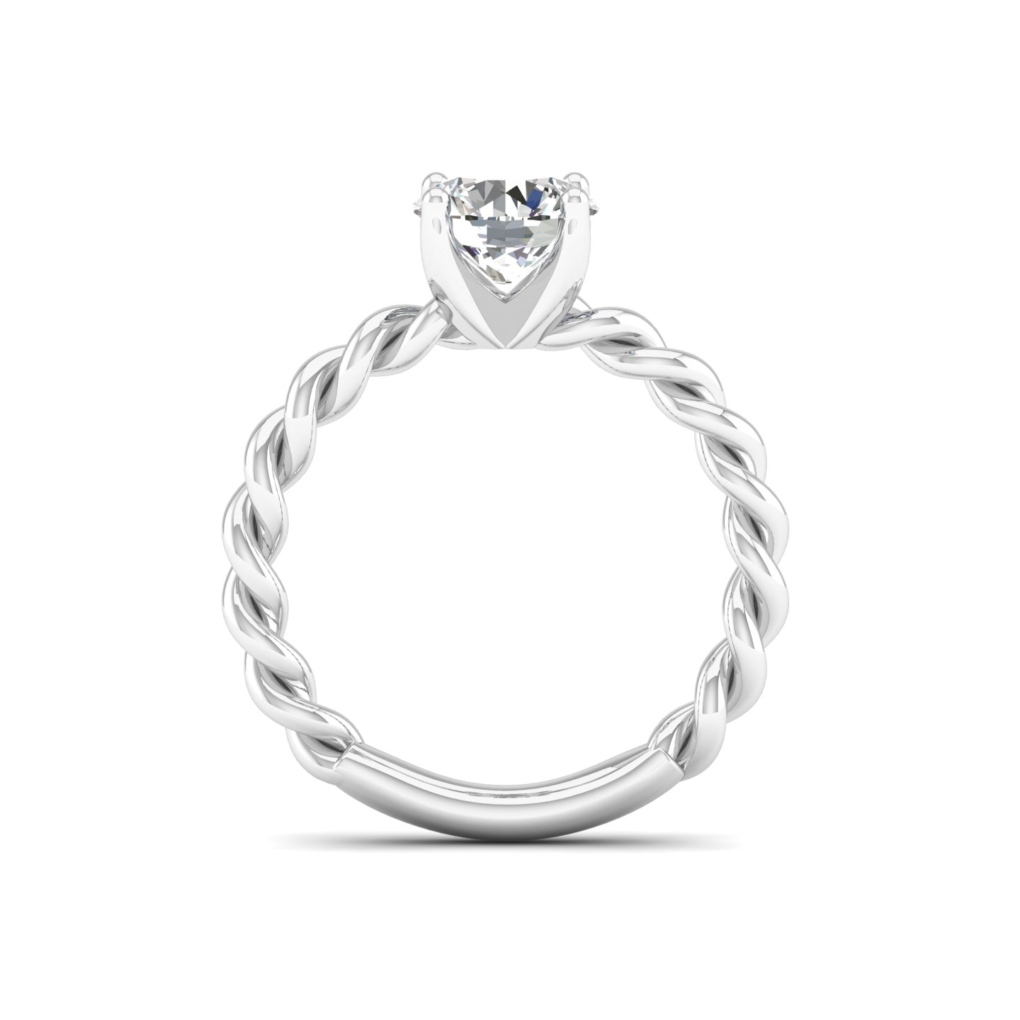 Vowbound Solitaire Ring
