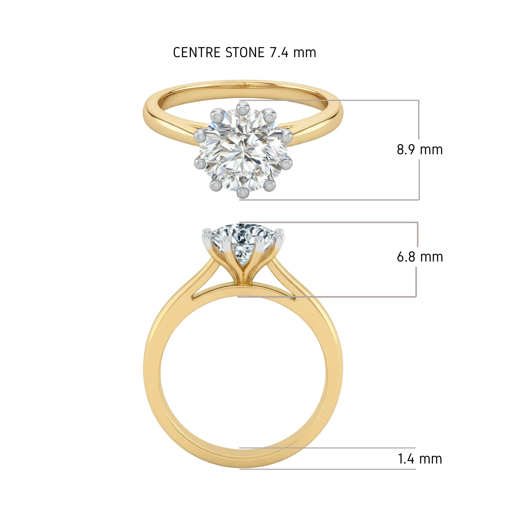 The Pinnacle Solitaire Ring