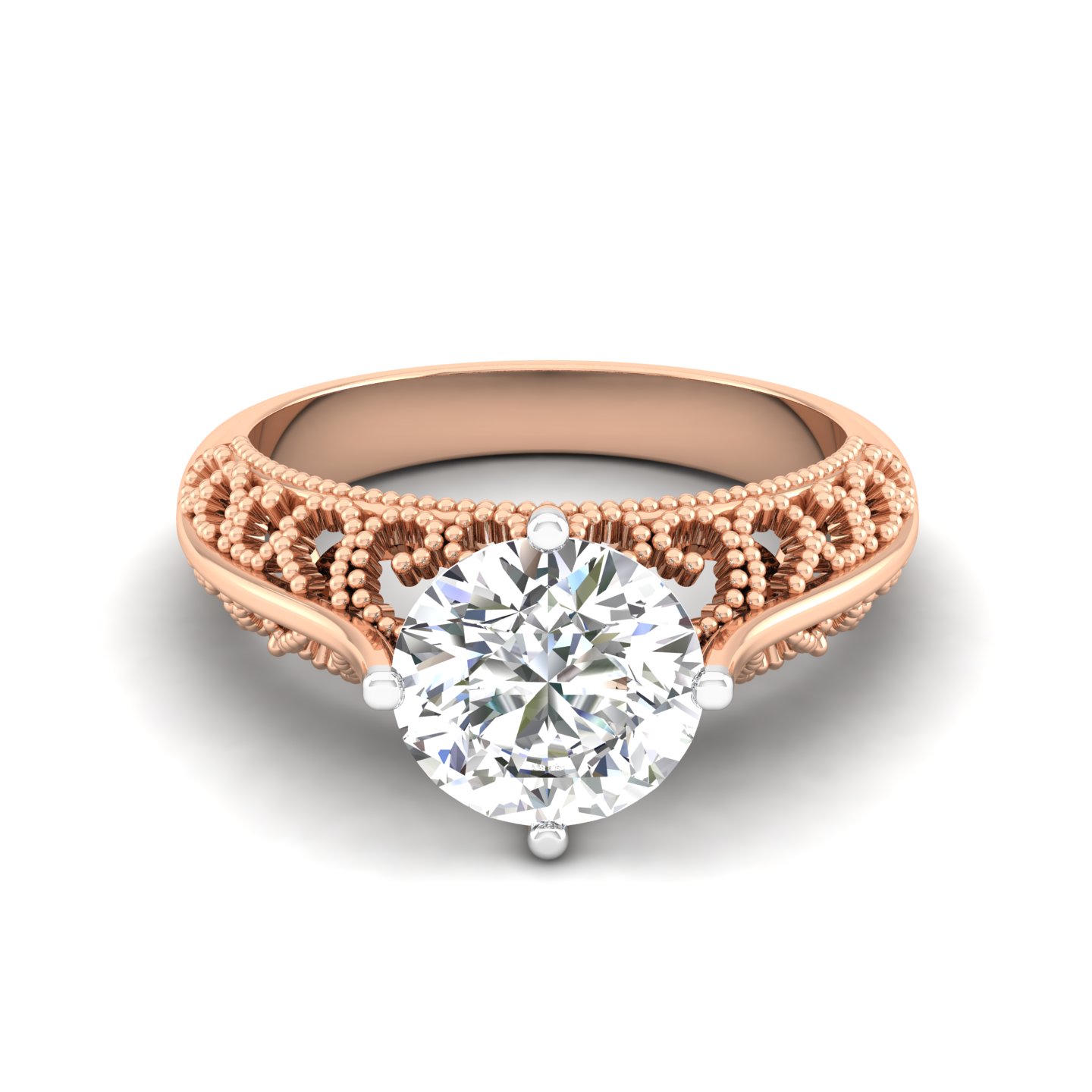 Vintage Whisper Solitaire Ring