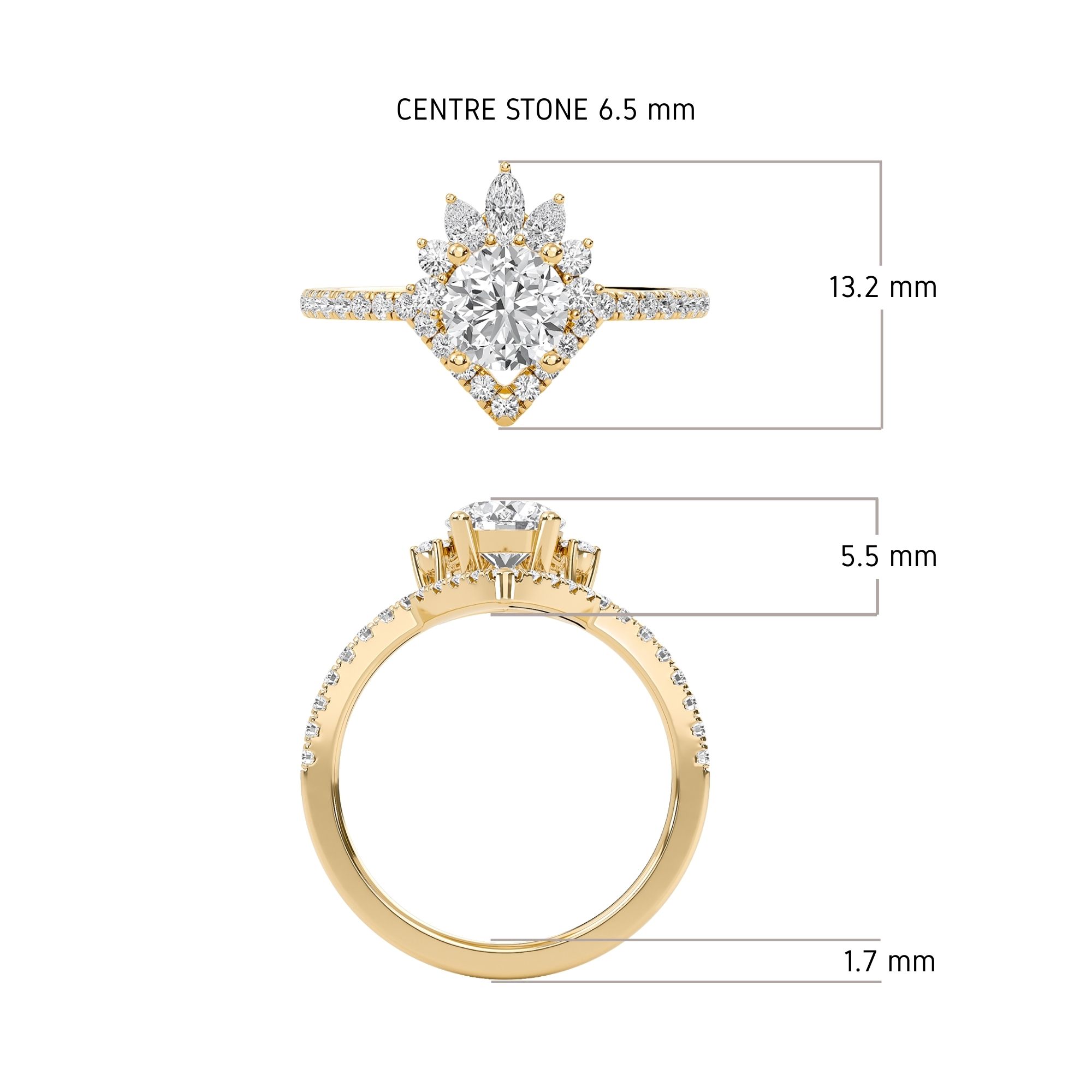 Tiara Diamond Ring