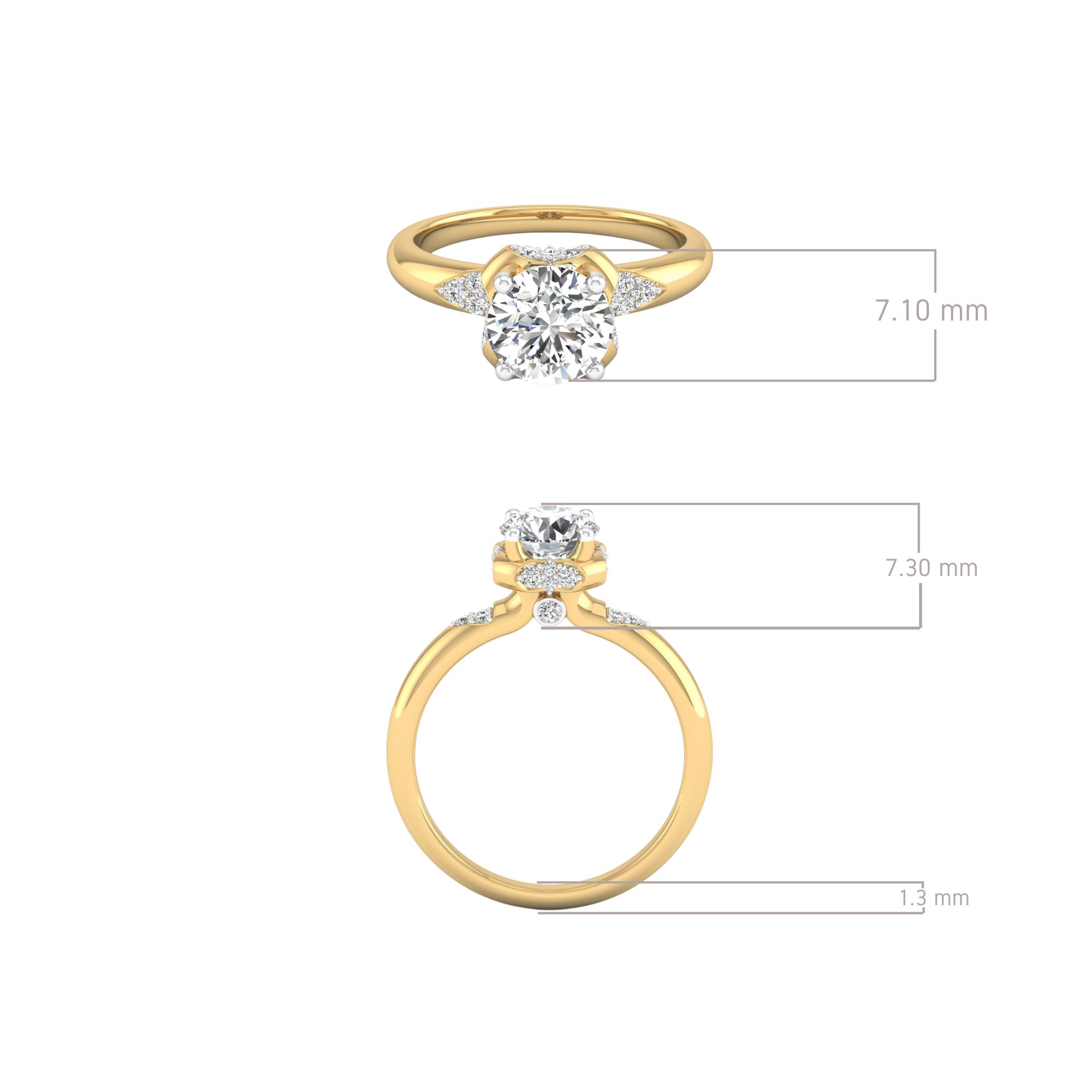 Lumiere Diamond Ring