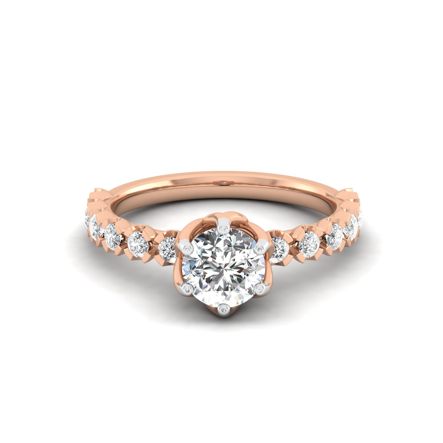 Floral Crown Diamond Ring