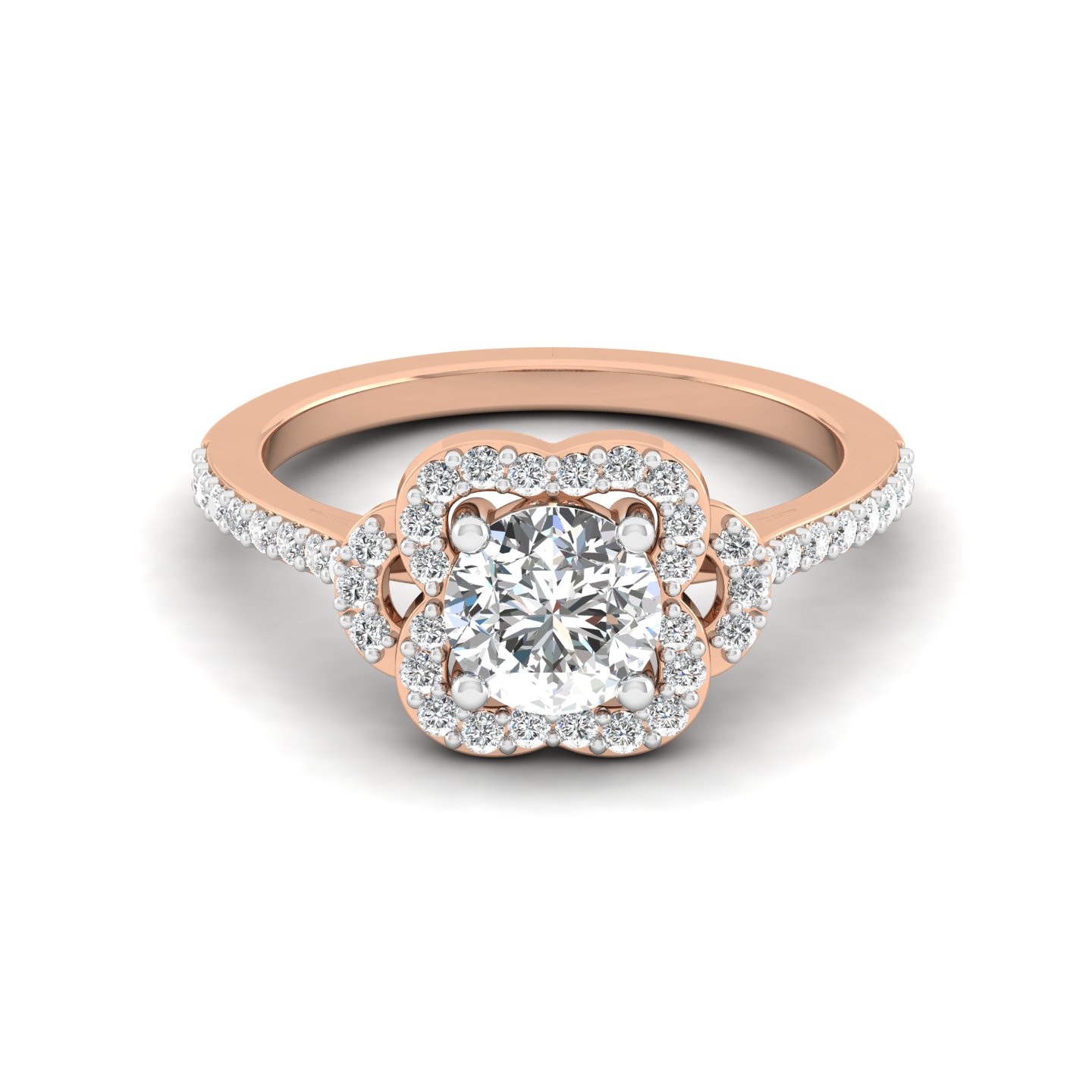 Flourish Halo Ring