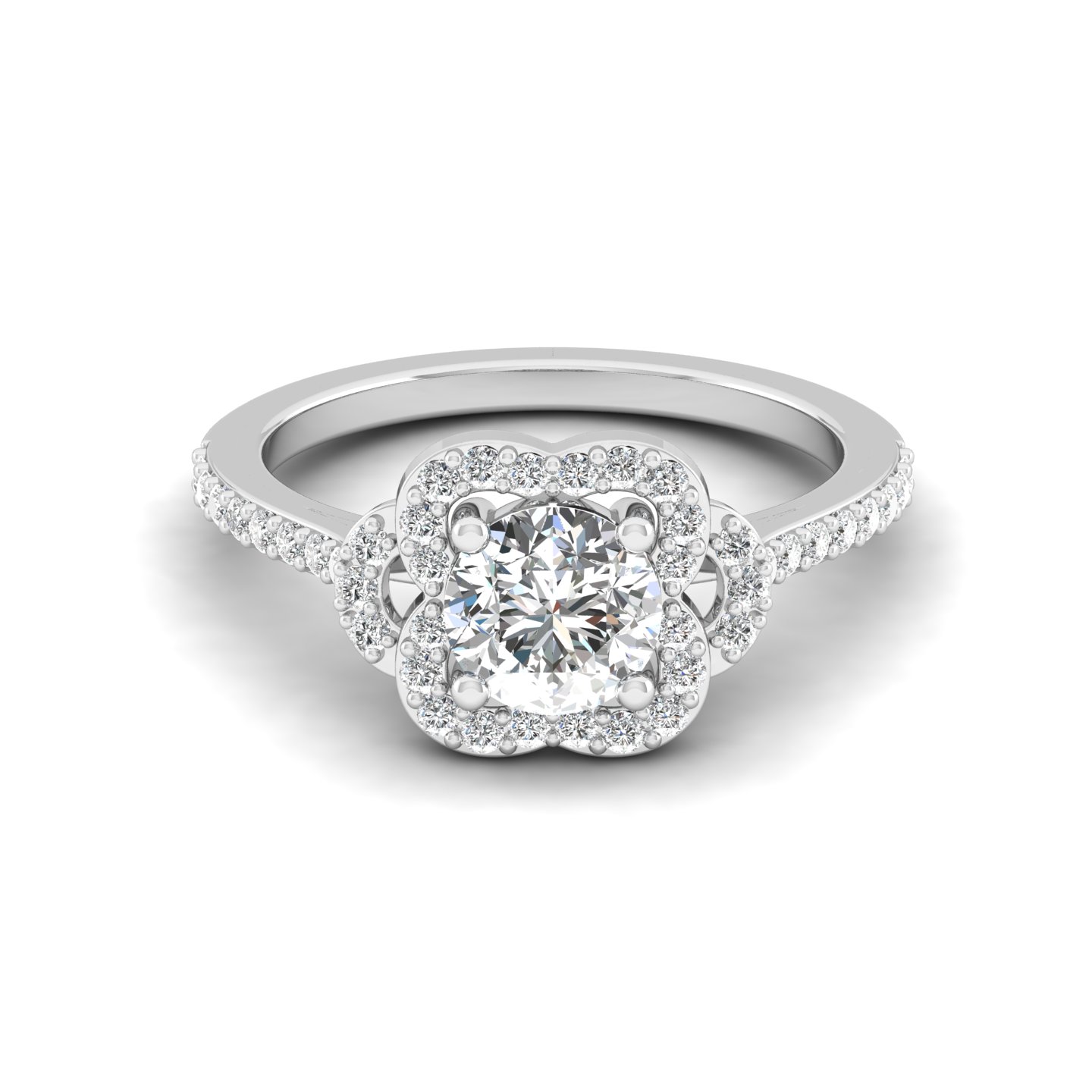 Flourish Halo Ring