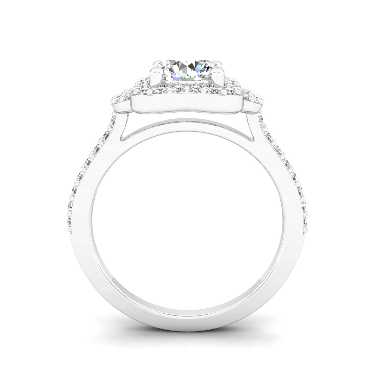 Flourish Halo Ring