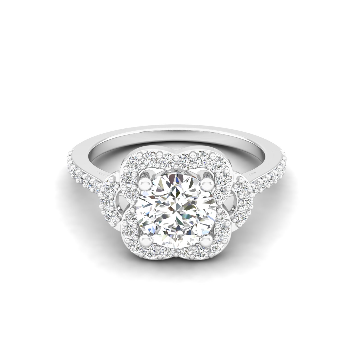 Flourish Halo Ring