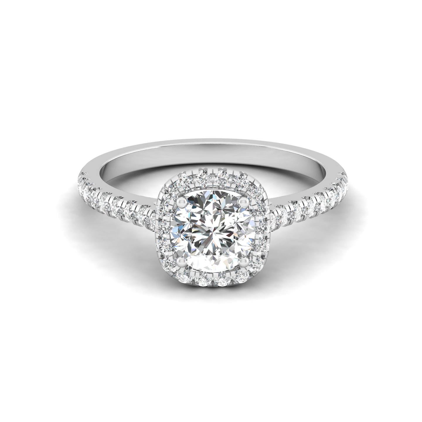 Cathedral Halo Ring