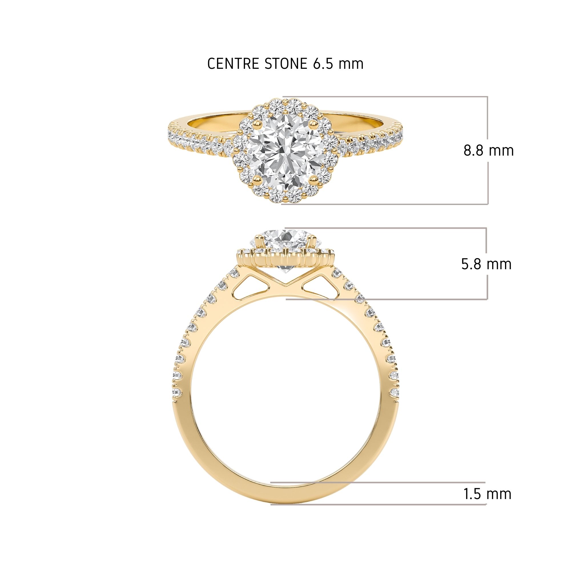 Eternal Halo Ring