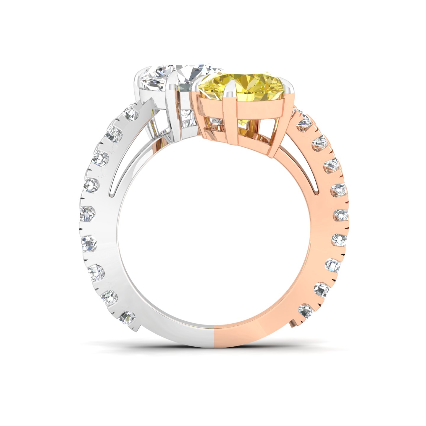 Contour Duet Ring