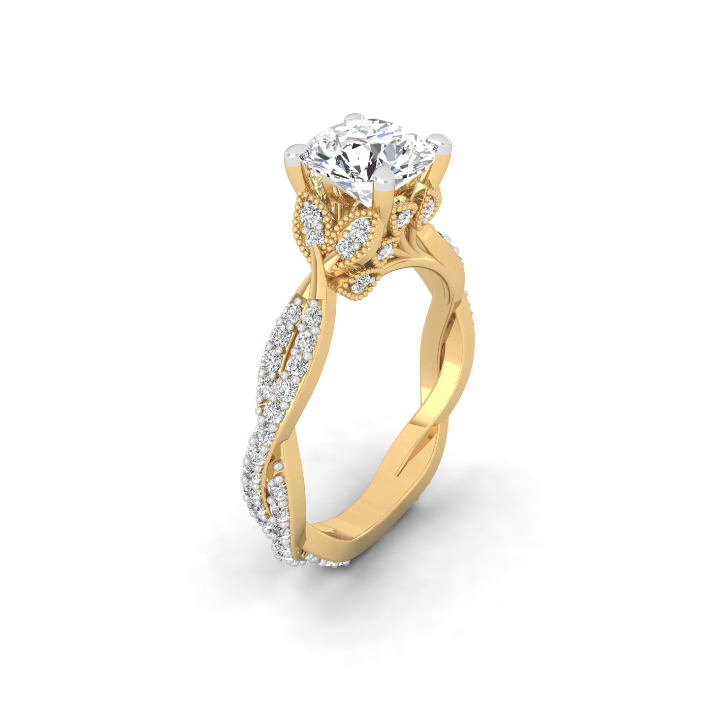 Ivy Solitaire Ring