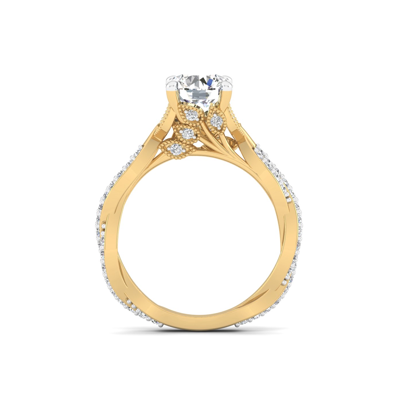 Ivy Solitaire Ring