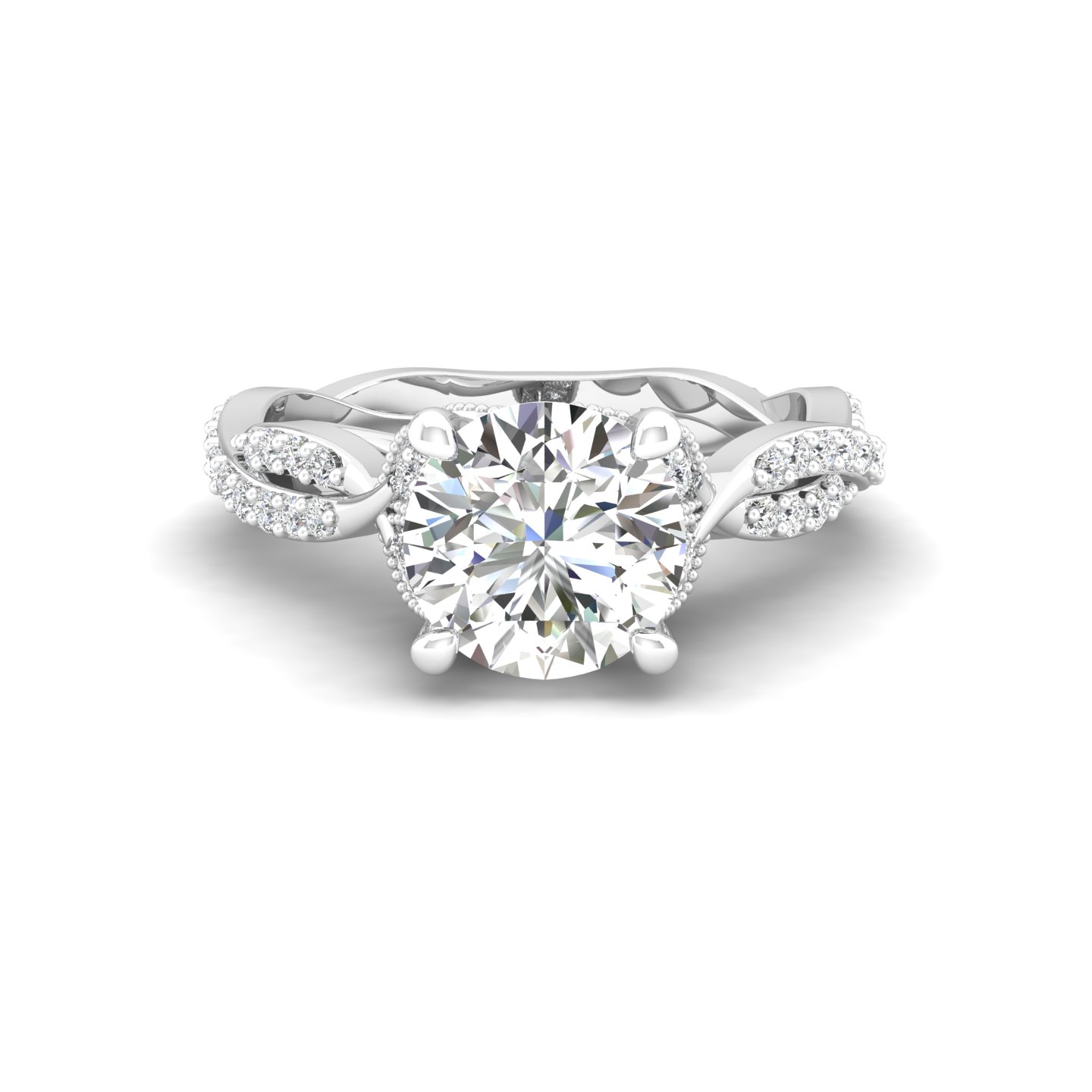 Ivy Solitaire Ring