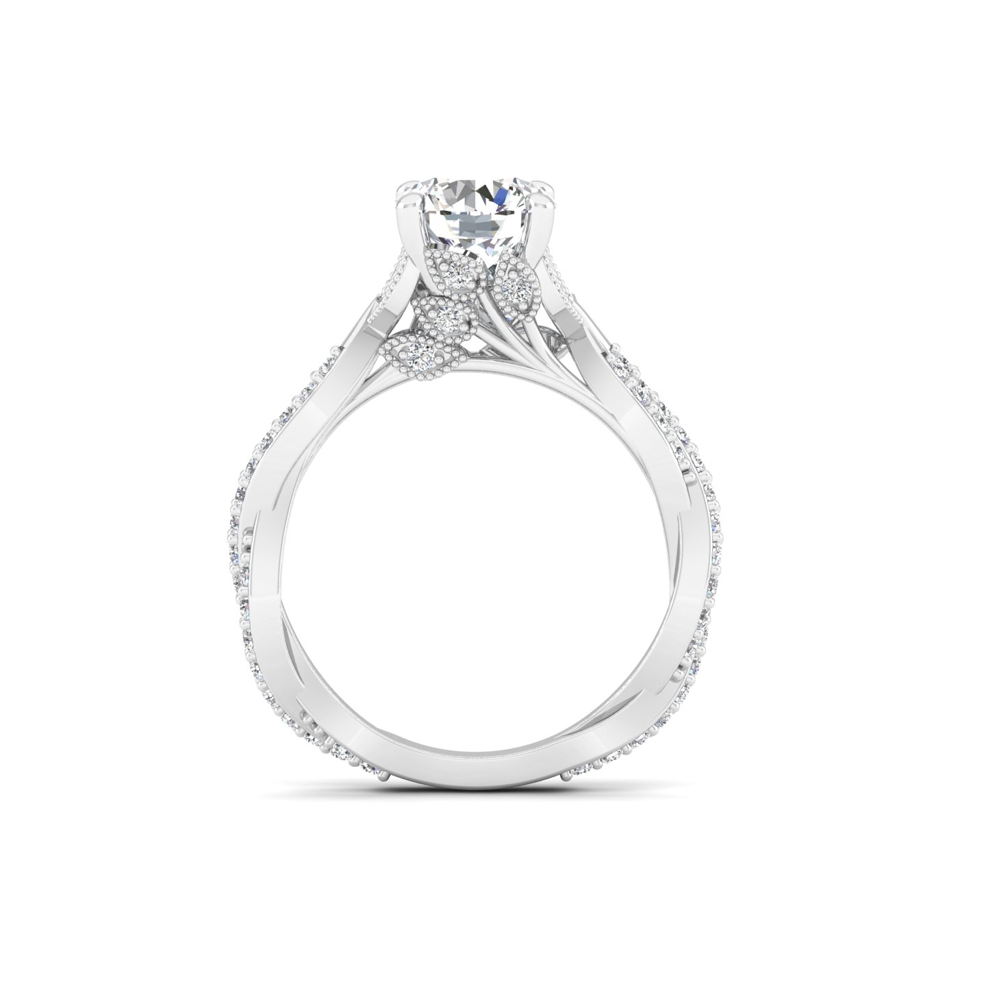 Ivy Solitaire Ring