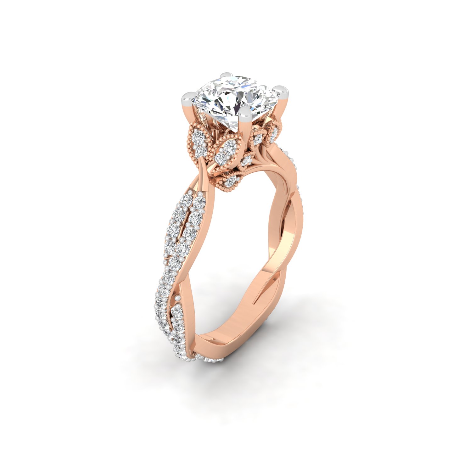 Ivy Solitaire Ring
