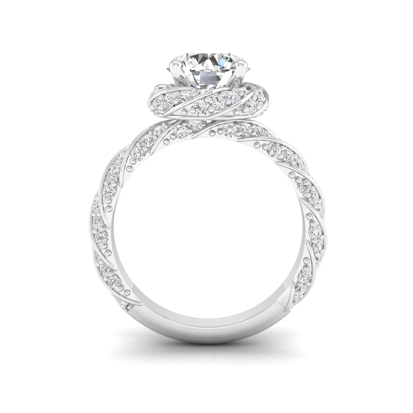 Illume Solitaire Halo Ring