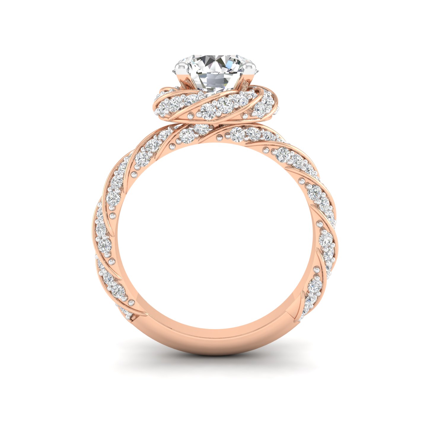 Illume Solitaire Halo Ring