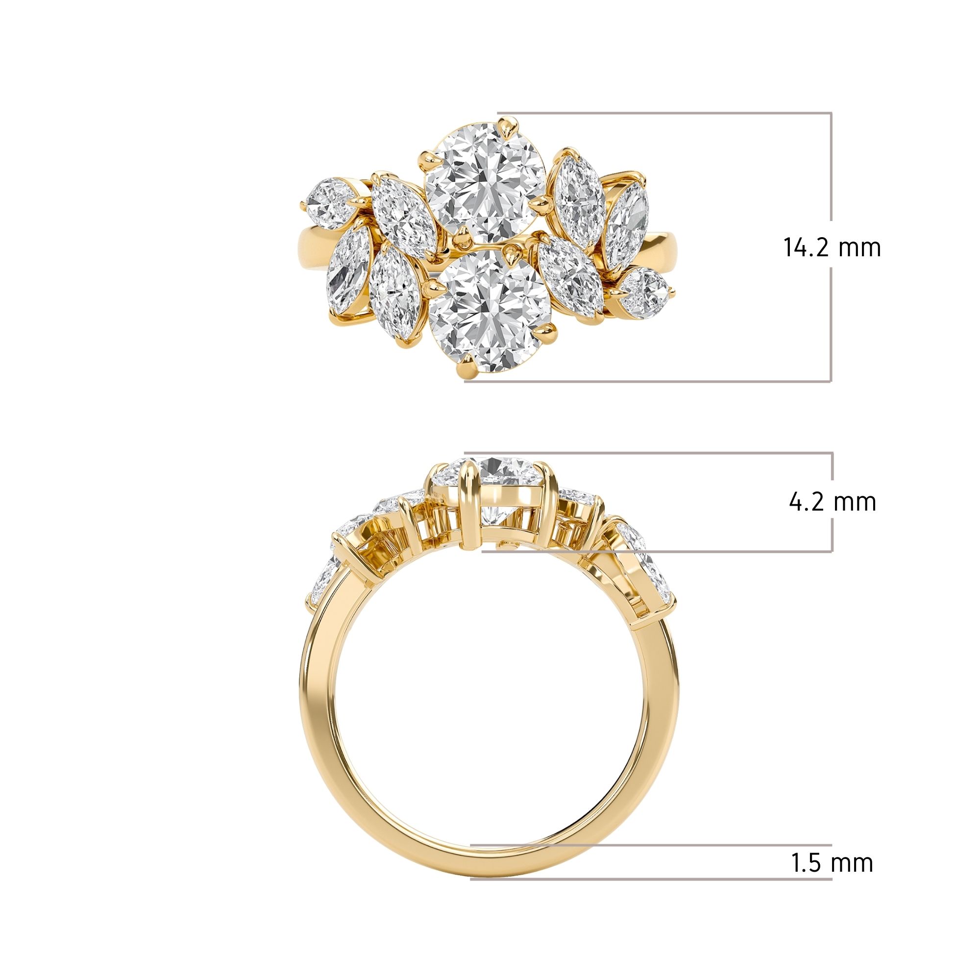 Celestial Bloom Ring