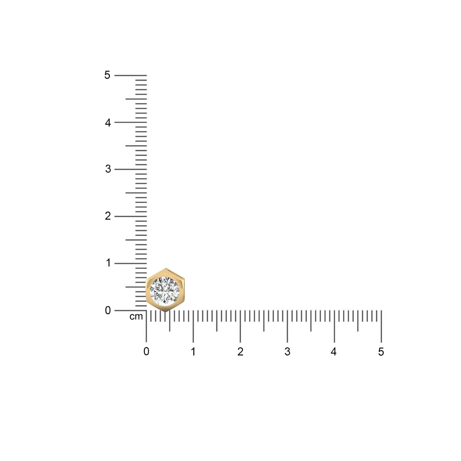 Aura Hex Diamond Studs