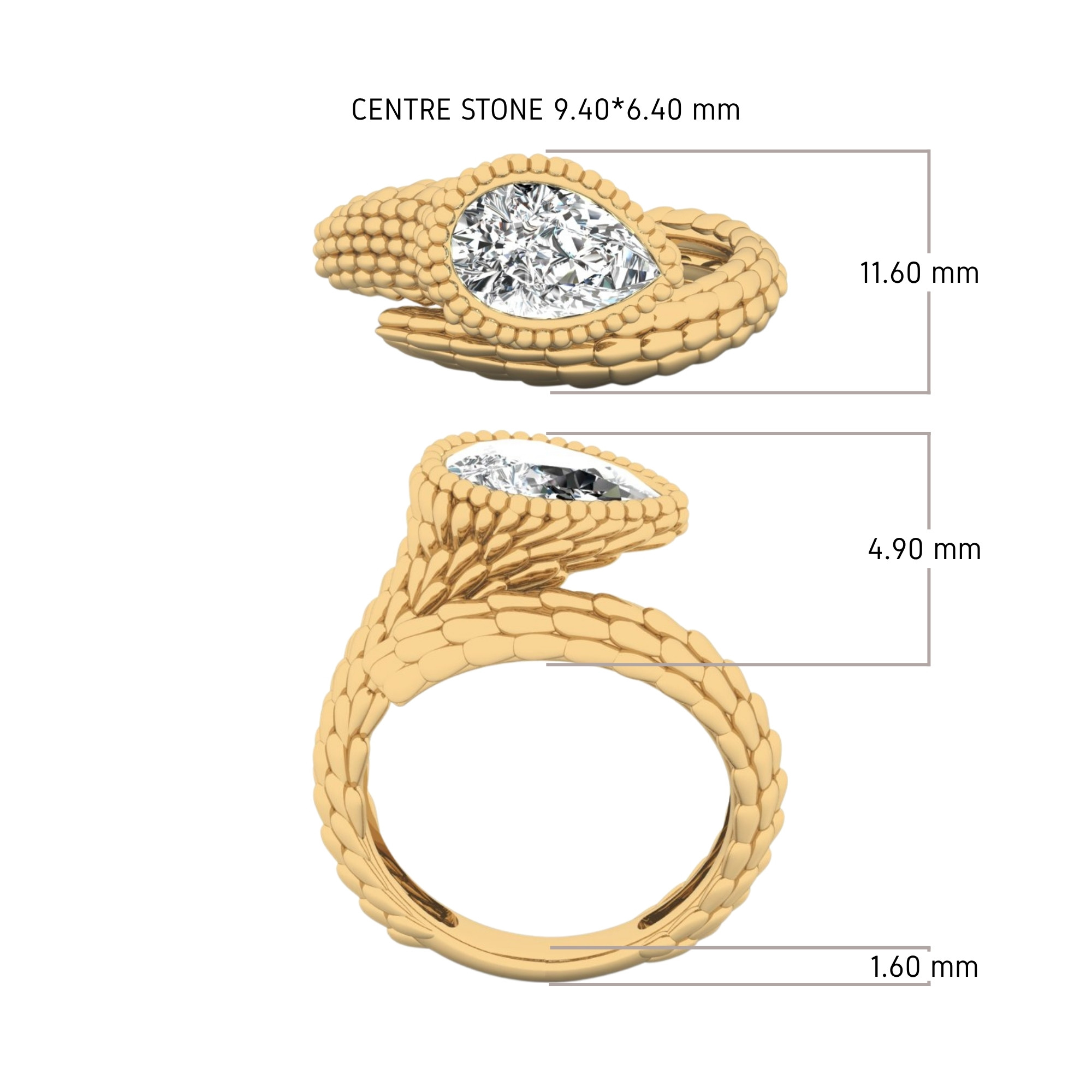 Serpentine Elegance Ring