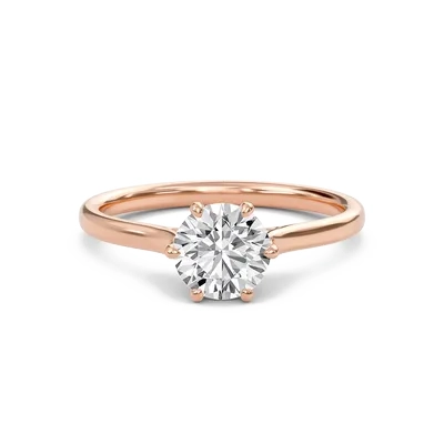Classic Solitaire 6 Prong Ring