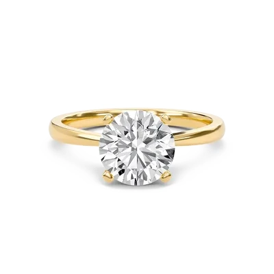  Tapered Shank Four Prong  Ring