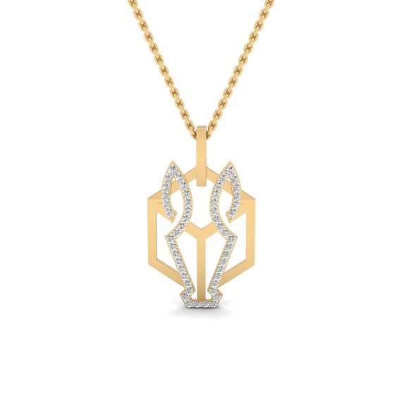 Glacial Wolf Pendant