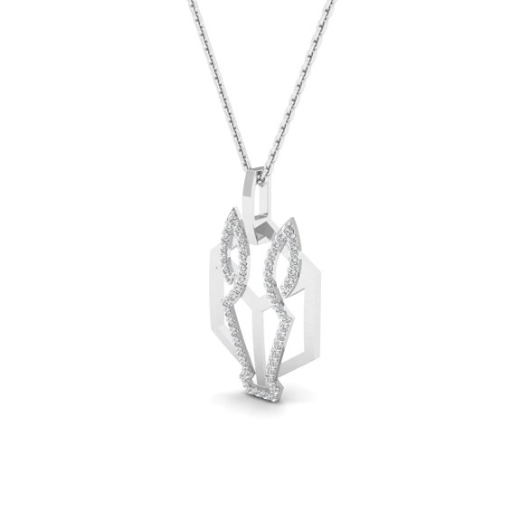 Glacial Wolf Pendant