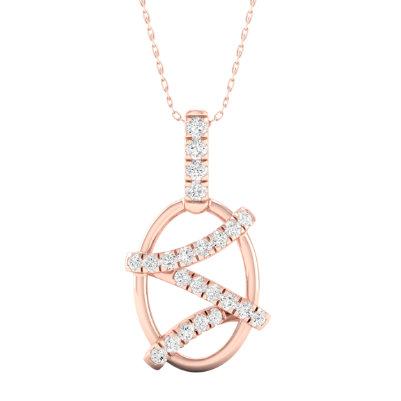 1/6 Cts. Zigzag Fashion Pendant