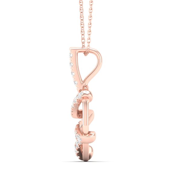 1/6 Cts. Zigzag Fashion Pendant