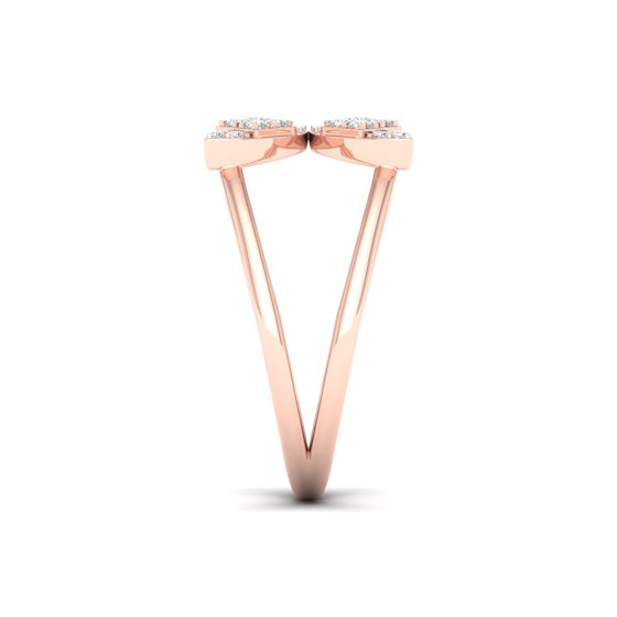 1/3 Cts.Floral Fashion Ring