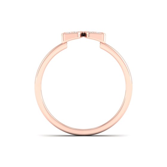 1/5 Cts. Four Petal Fashion Ring