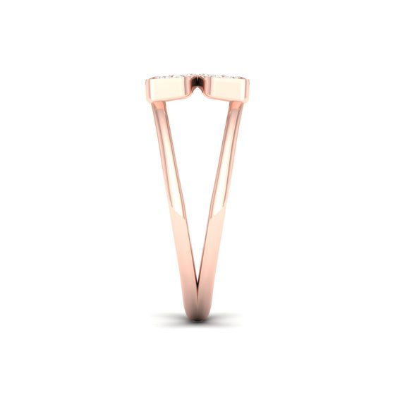 1/5 Cts. Four Petal Fashion Ring