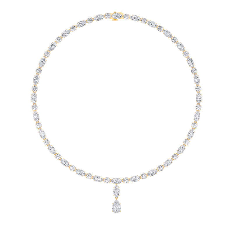 Drop Tennis Necklace