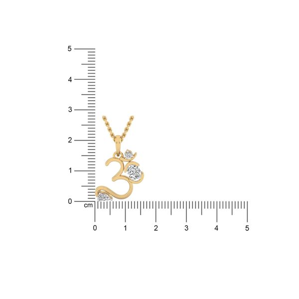 Divine Om Diamond Pendant