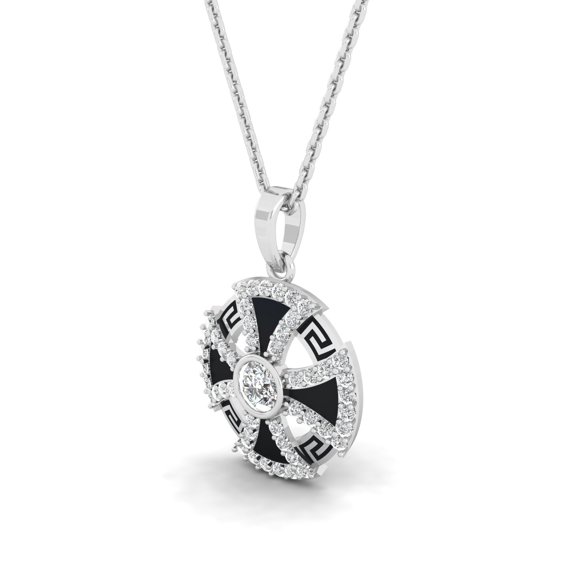 Obsidian Meridian Pendant