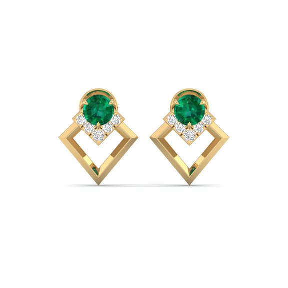 Emerald Axis Studs