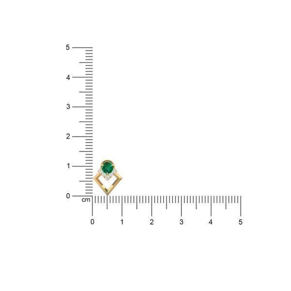 Emerald Axis Studs