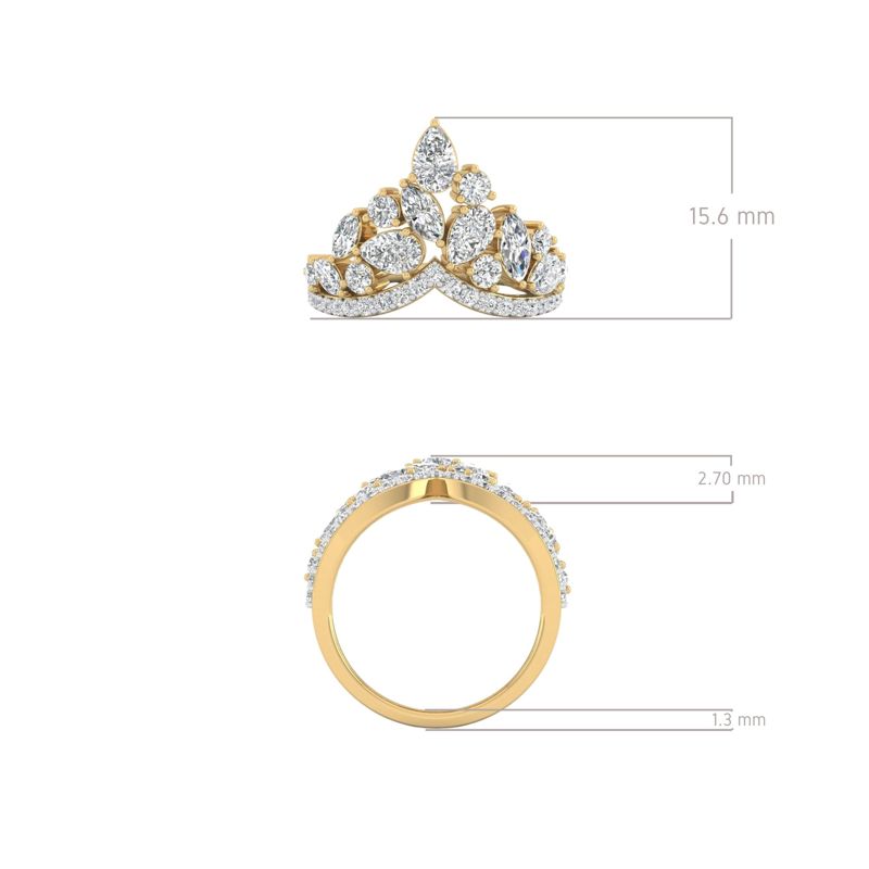 Aurean Leaf Ring