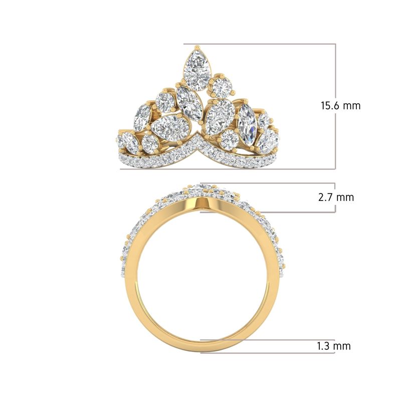 Aurean Leaf Ring
