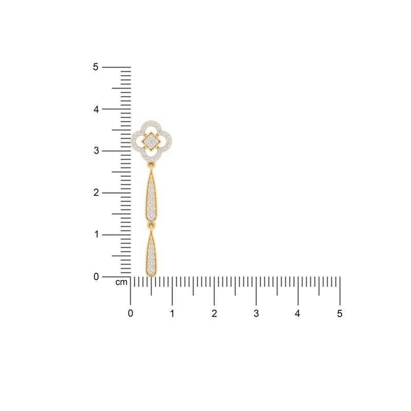 Cloverline Diamond Drop Earrings