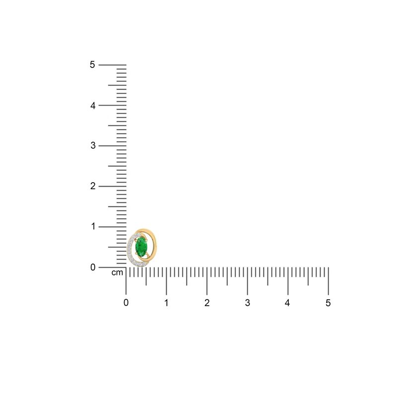Emerald Orbit Studs