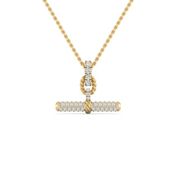 Diamond Knot Pendant